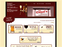 Tablet Screenshot of joecanalsbrick.com